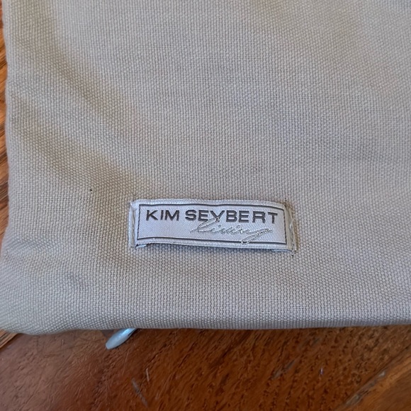 Kim Seybert Decorative Pillow Cover Size 20” X 18” Embellished - Picture 4 of 5